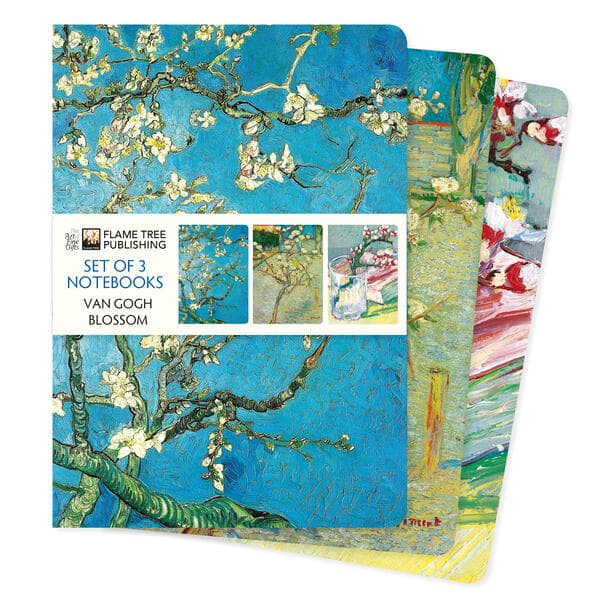 Vincent Van Gogh: Blossom Set of 3 Standard Notebooks