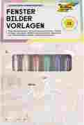 Folia Fensterbilder Vorlagen BLOOM & GROW - Premium, 8x Vorlagen,1x Kreidemarker, 6x Kreidestift
