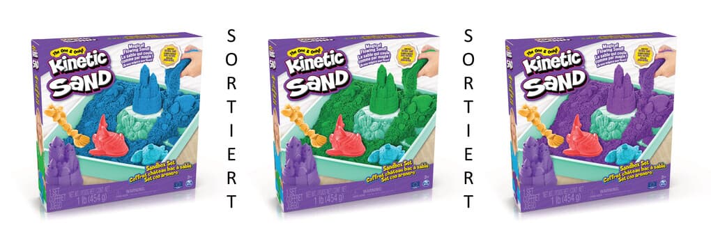 Spin Master - Kinetic Sand - Sand Box Sortiment (454g)