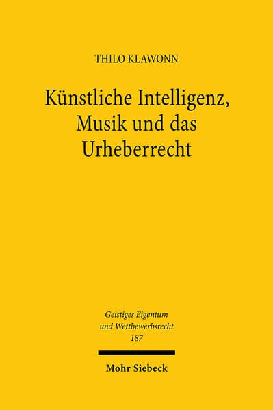 Künstliche Intelligenz, Musik und das Urheberrecht