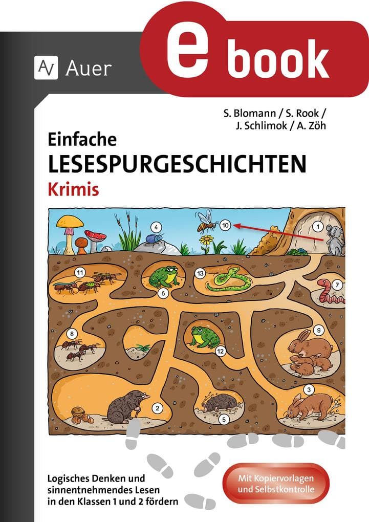 Einfache Lesespurgeschichten Krimis