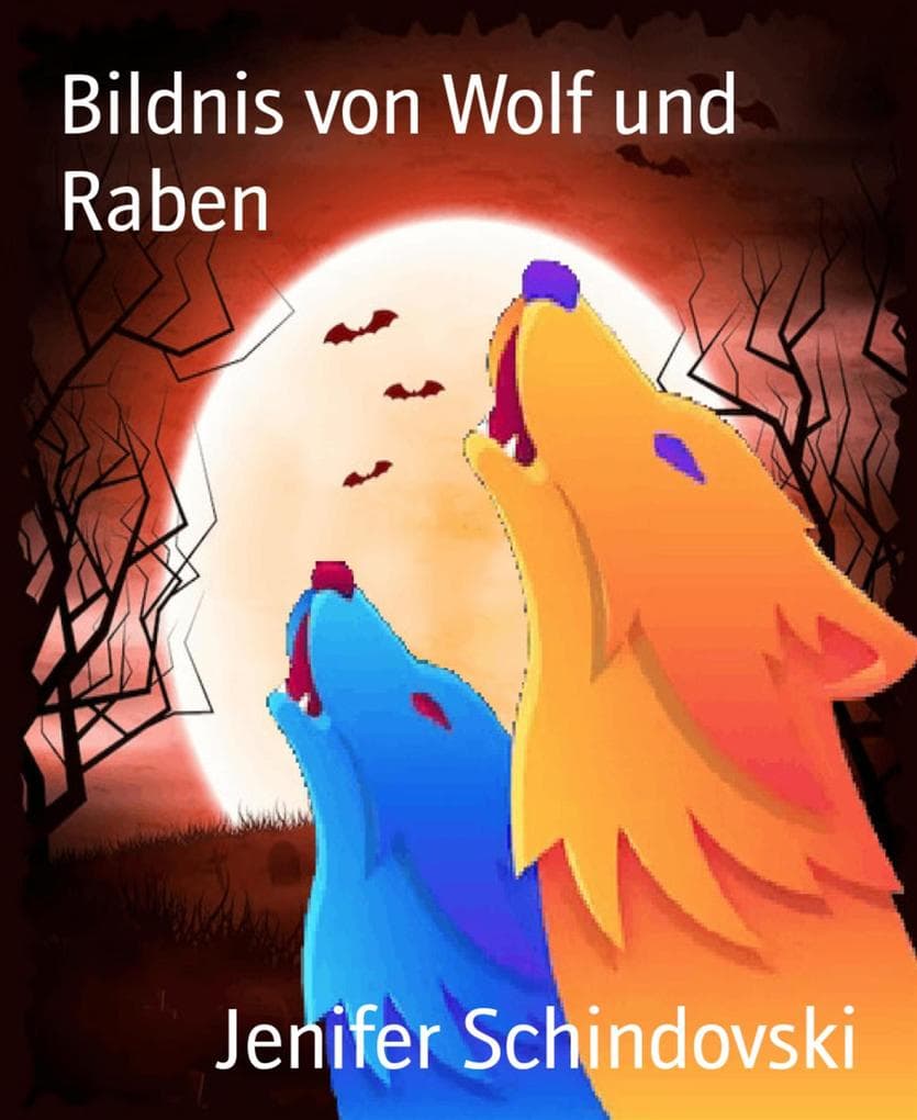 Bildnis von Wolf und Raben