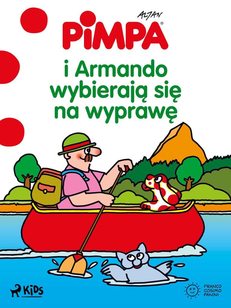 Pimpa i Armando wybieraja sie na wyprawe