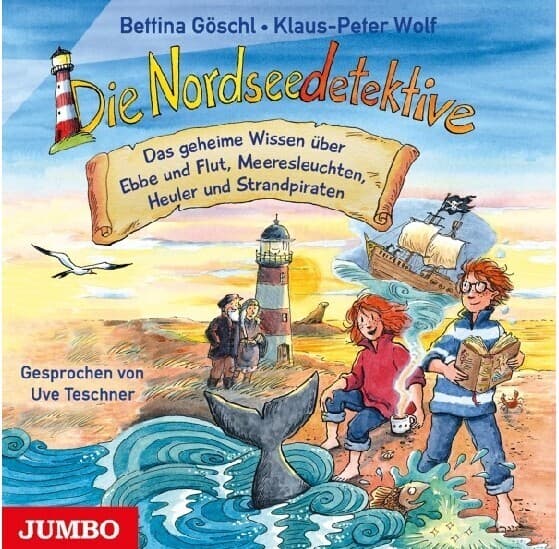 Die Nordseedetektive - Das geheime Wissen über Ebbe und Flut, Meeresleuchten, Heuler und Strandpiraten,1 Audio-CD
