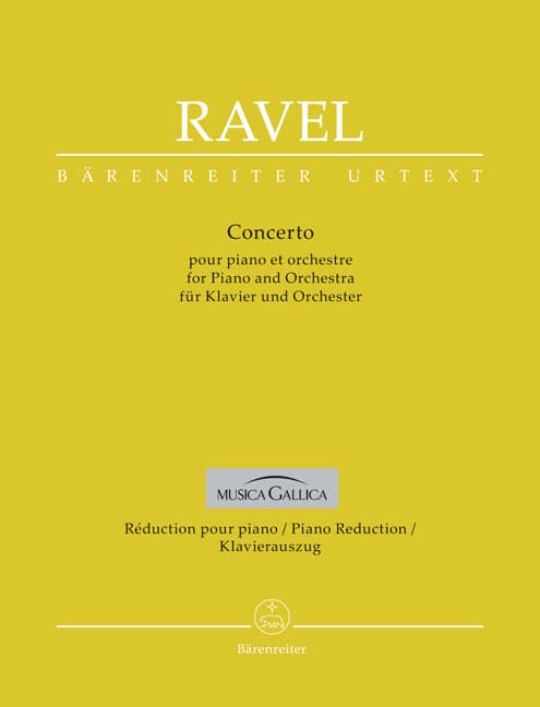 Concerto für Klavier und Orchester G-Dur