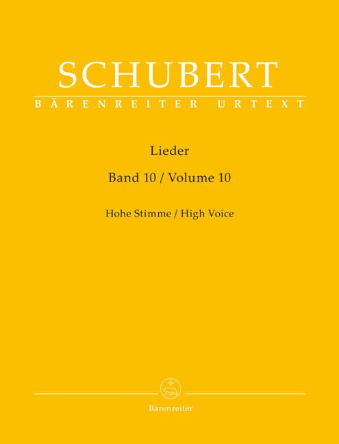 Lieder, Band 10 für hohe Stimme