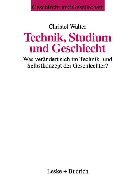 Technik, Studium und Geschlecht