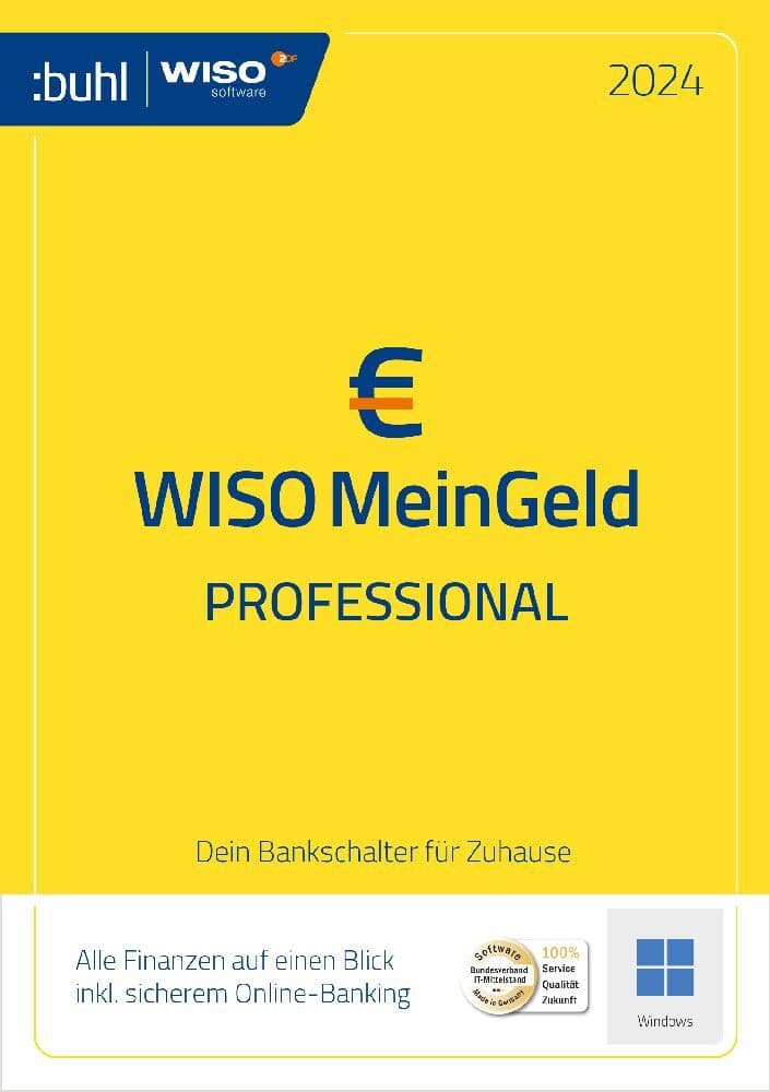 WISO Mein Geld Professional 2024, 1 CD-ROM