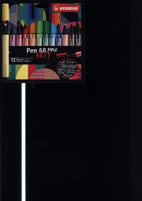 STABILO Filzstift Pen 68 MAX mit dicker Keilspitze, 12er Set