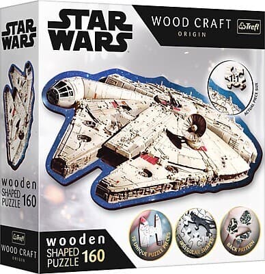 Holz Puzzle 160 Star Wars - Millennium Falcon