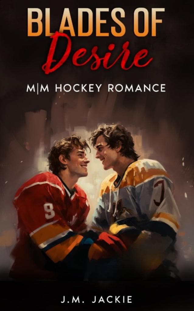 Blades of Desire: M|M Hockey Romance (Love on the Ice Series, #1)