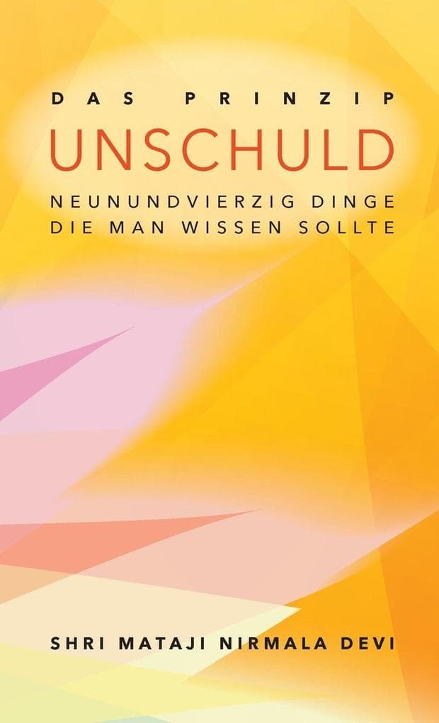 Das Prinzip Unschuld