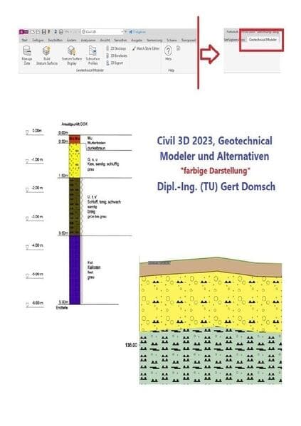 Civil 3D 2023 Geotechnical Modeler und Alternativen " farbig für Anwender"