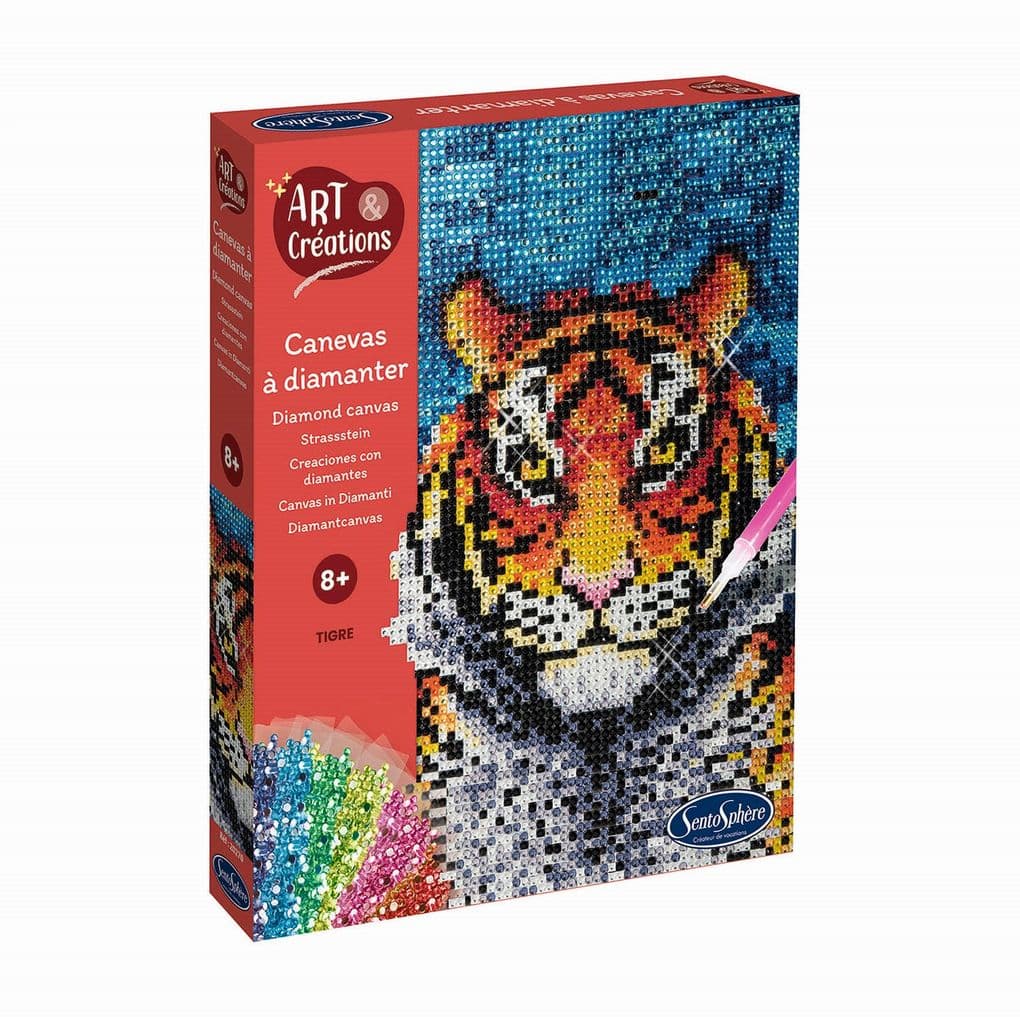 SENTOSPHERE - Strasssteinbild Tiger