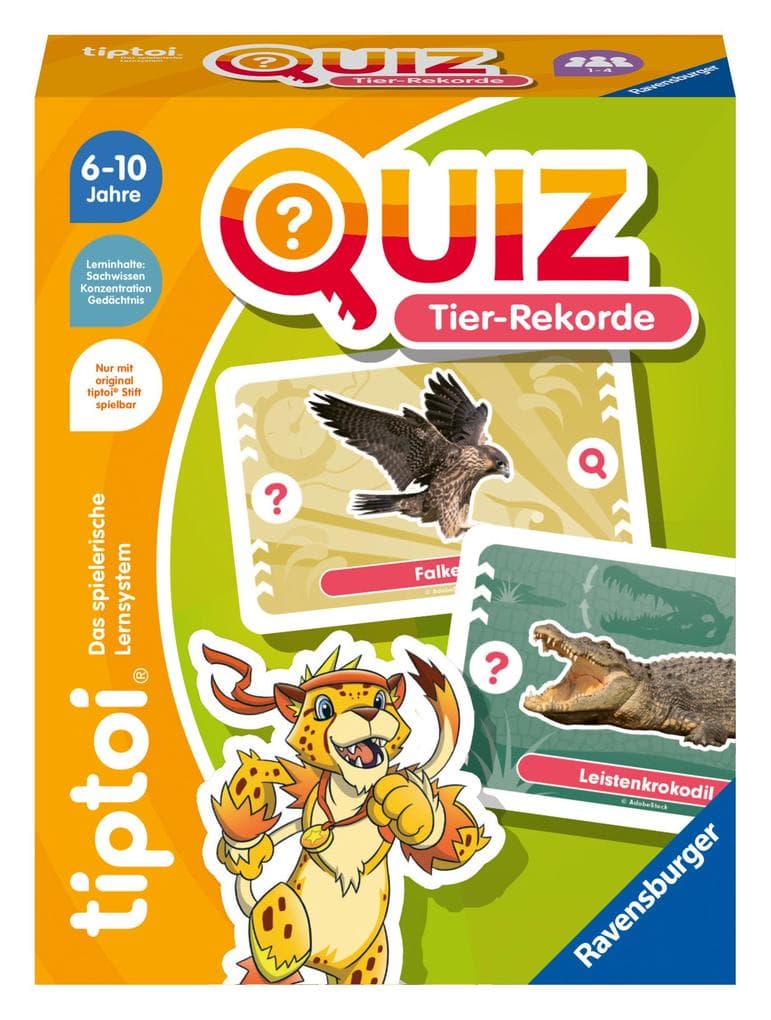 tiptoi® Quiz Tier-Rekorde - ab 6 Jahre