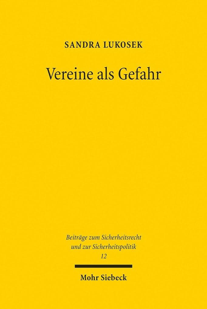 Vereine als Gefahr