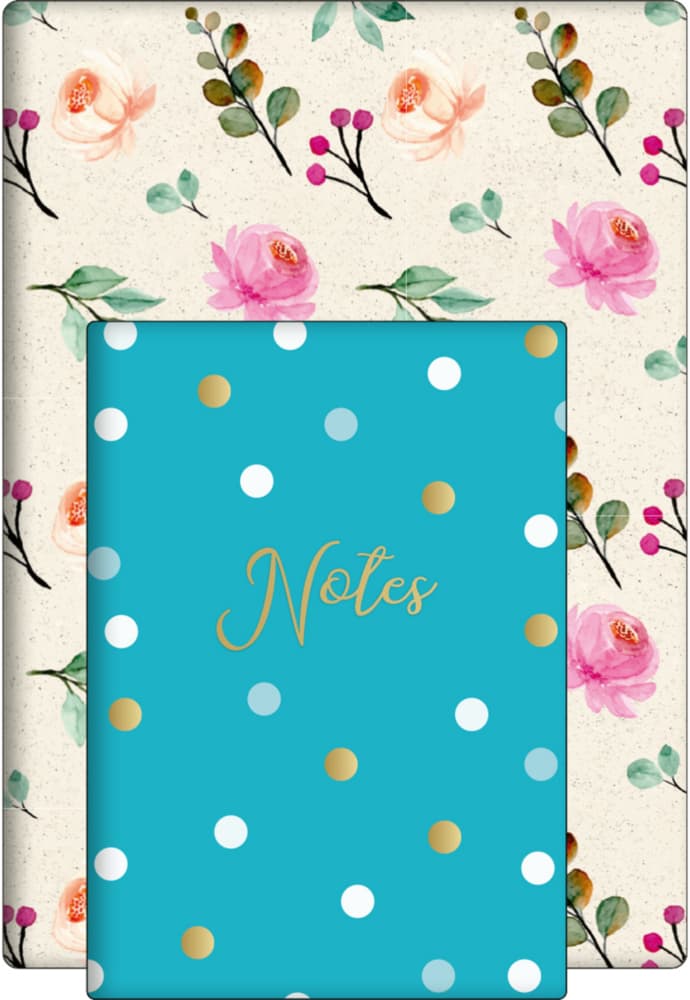 Notizheft-Set Blütenzauber, vegan