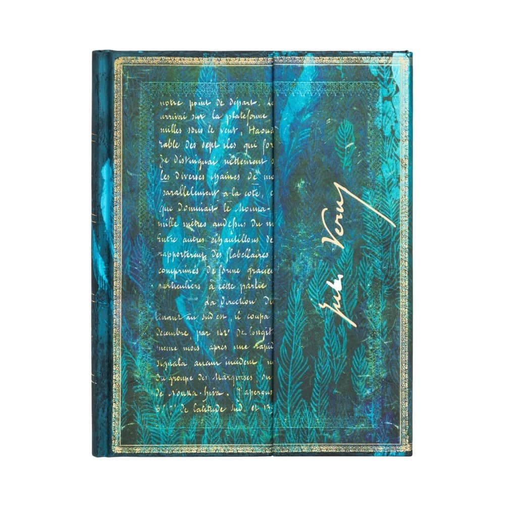 Verne, Twenty Thousand Leagues Ultra Lined Hardcover Journal (Wrap Closure)