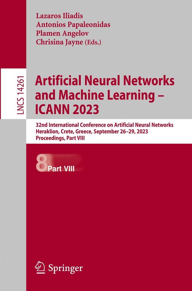 Artificial Neural Networks and Machine Learning - ICANN 2023