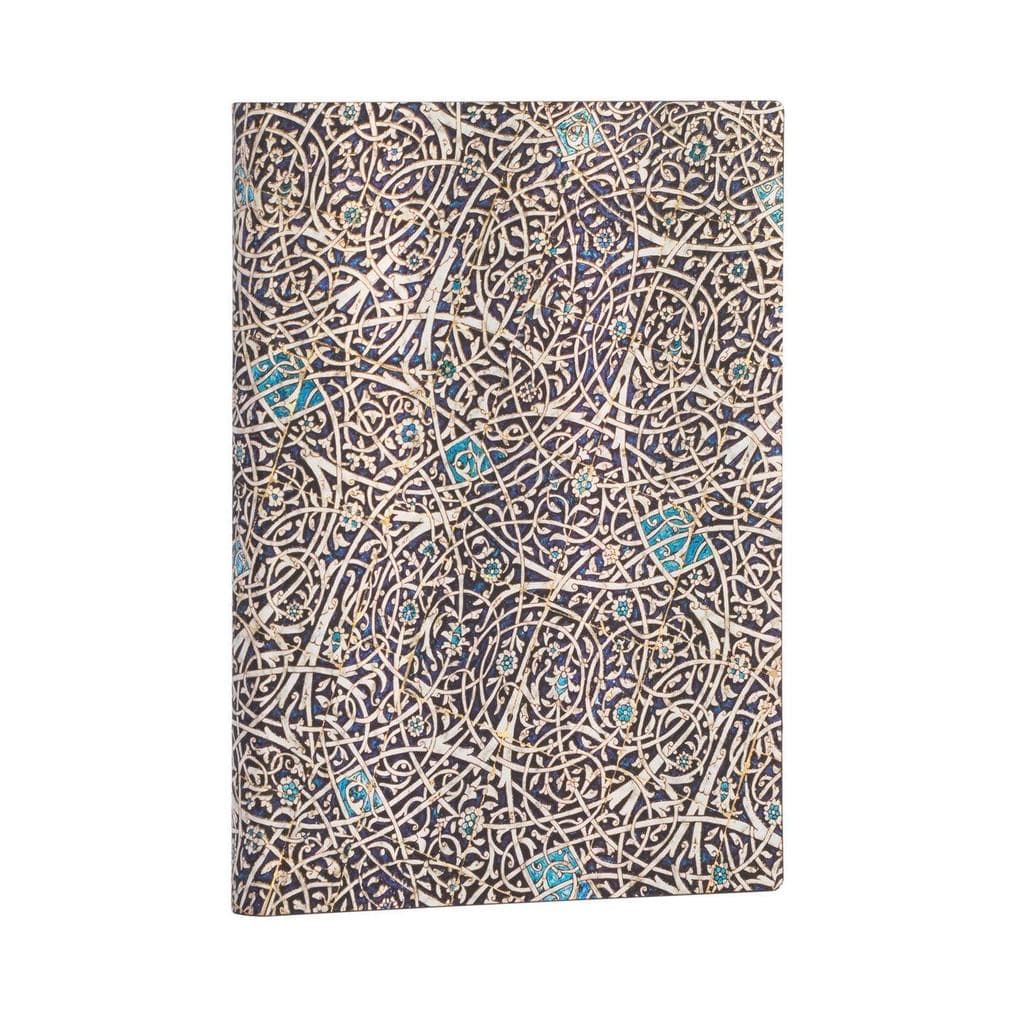 Granada Turquoise (Moorish Mosaic) Midi Lined Journal