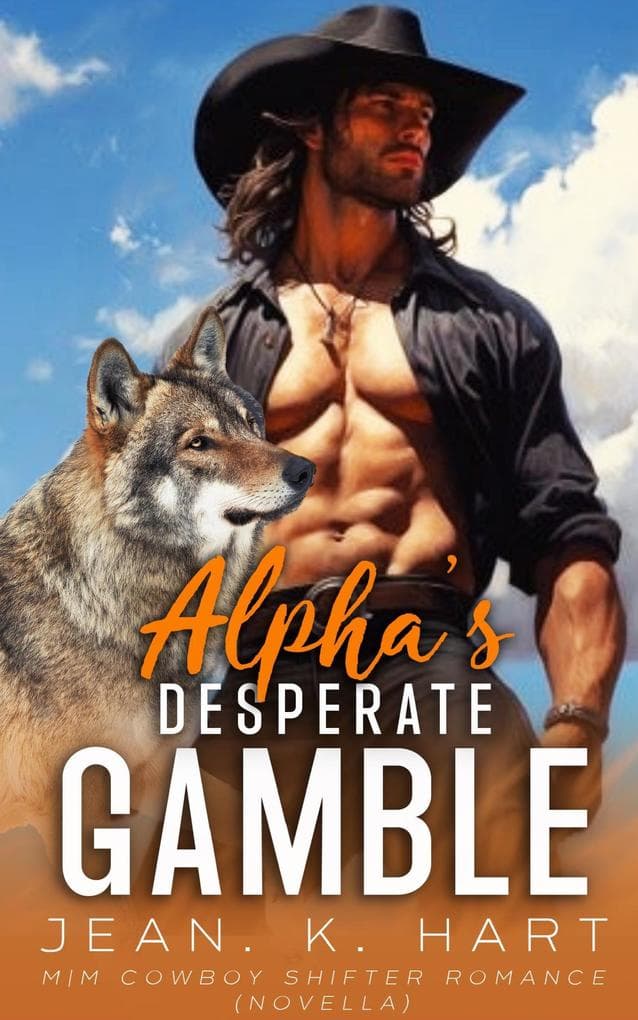 Alpha's Desperate Gamble: M|M Cowboy Shifter Romance (Whisky & Scars Series, #1.5)
