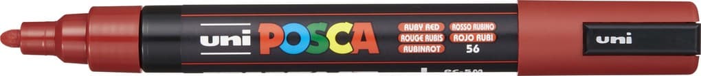 uni-ball Marker POSCA PC-5M rubinrot