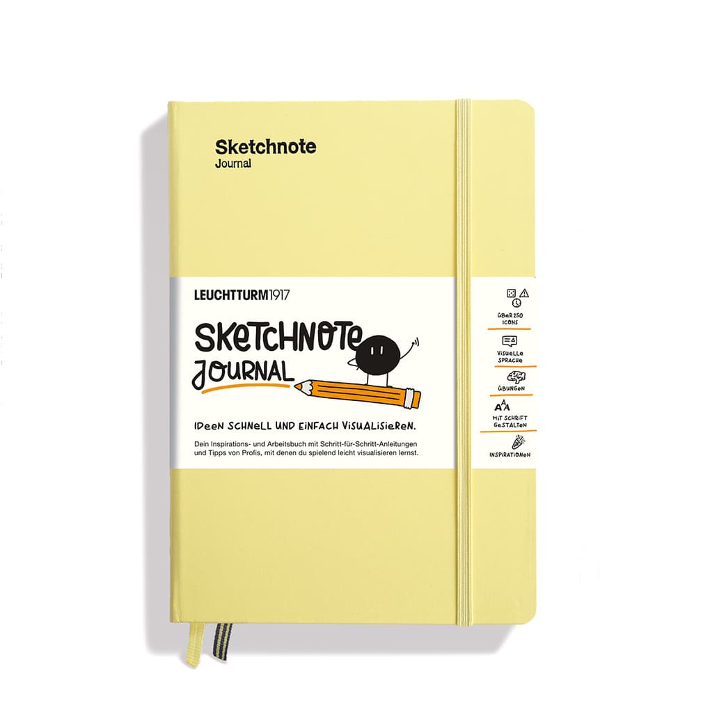 Sketchnote Journal Medium (A5), Vanilla, Deutsch