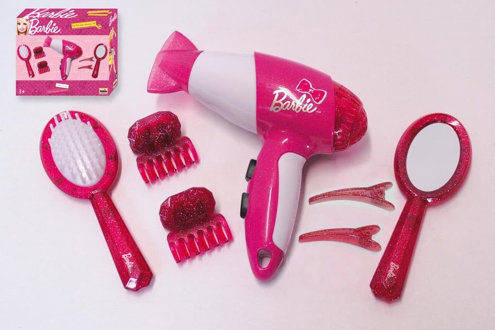Klein, Theo - Barbie - Frisierset mit Haartrockner