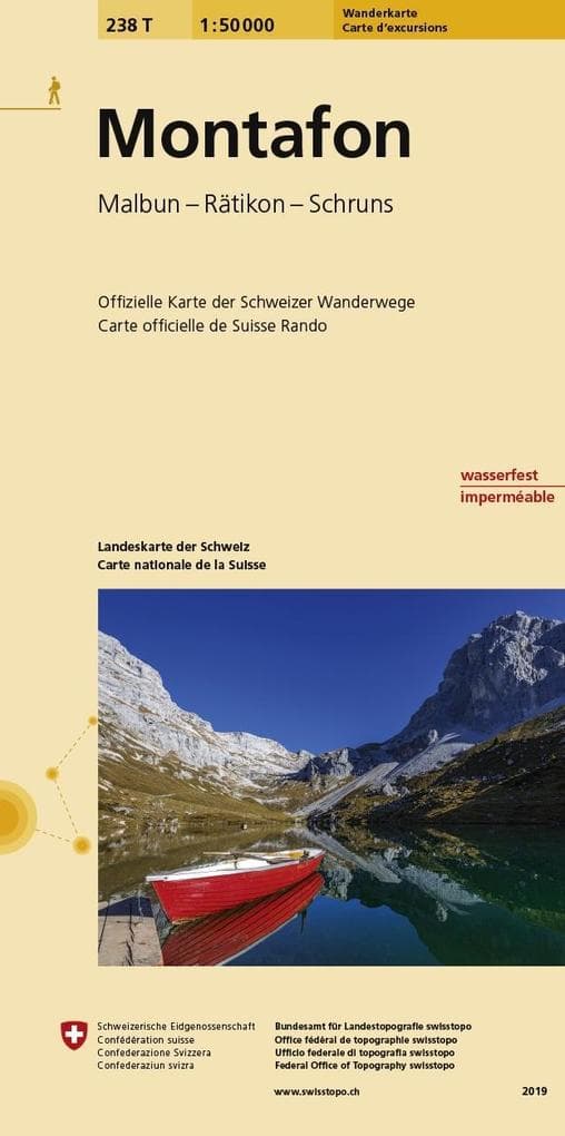 Landeskarte der Schweiz Montafon