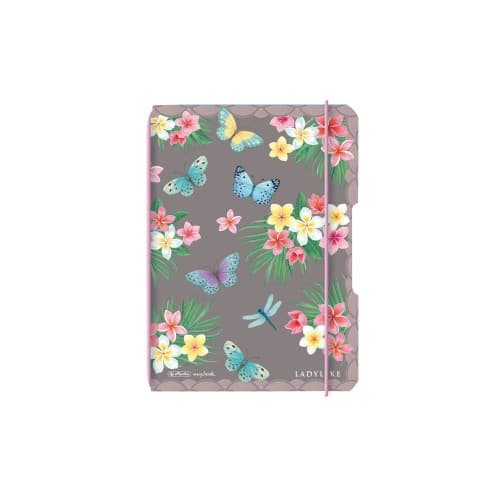 Herlitz Notizheft flex A6,40 Blatt, punktiert Ladylike Butterflies, my.book