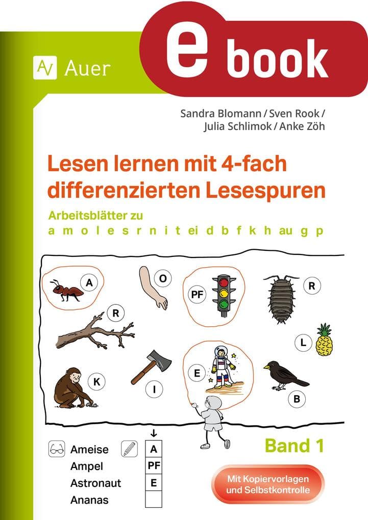 Lesen lernen mit 4-fach differenzierten Lesespuren