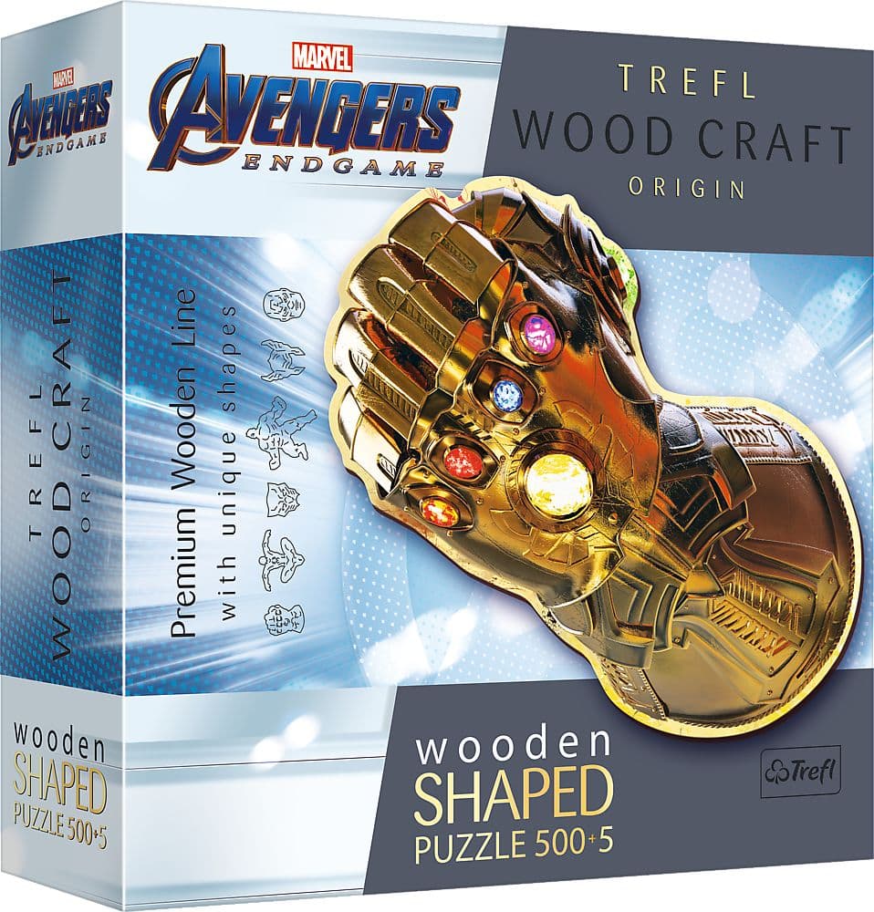 Trefl - Holzpuzzle 500 - Marvel Avengers Endgame