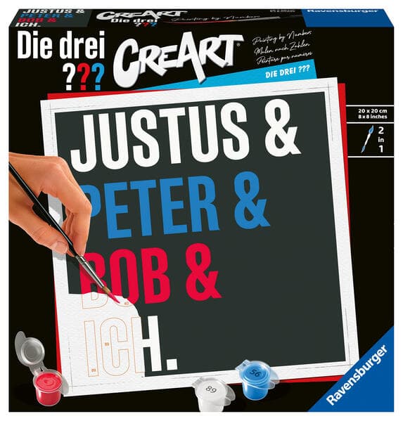Ravensburger CreArt - Malen nach Zahlen 23892 - Die drei ??? -ab 12 Jahren