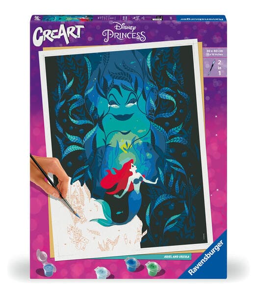 CreArt Adults Trend Disney Prinzessinnen - Ariel and Ursula