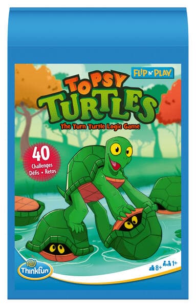 ThinkFun Flip n' Play - Topsy Turtles - Logikspiel ab 8 Jahre