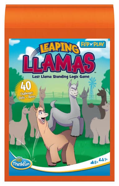 ThinkFun Flip n' Play - Leaping Llamas - Denkspiel ab 8 Jahre