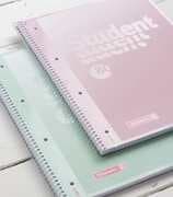 BRUNNEN Collegeblock Premium Student PASTELL, A4 Lineatur 28, 2 farbig