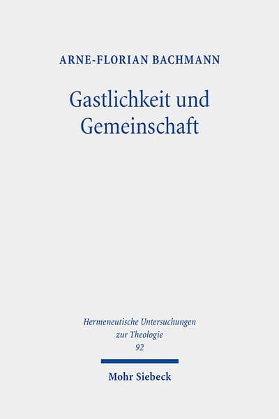 Gastlichkeit und Gemeinschaft