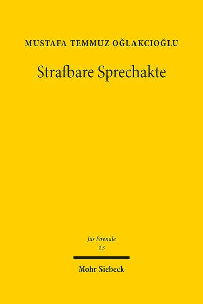 Strafbare Sprechakte