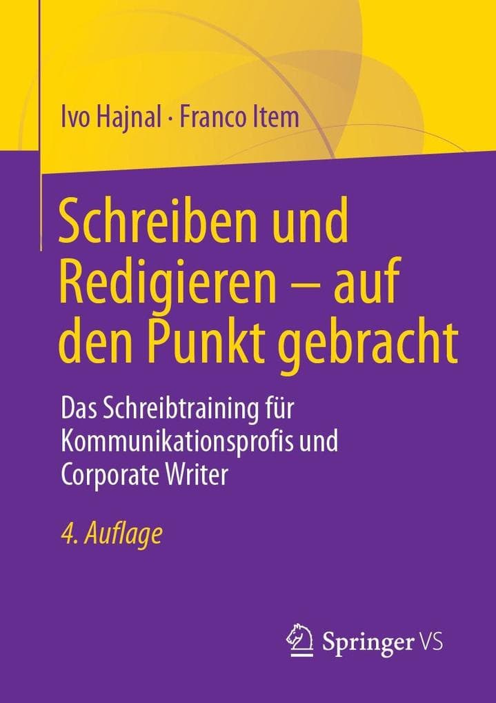 Schreiben und Redigieren - auf den Punkt gebracht
