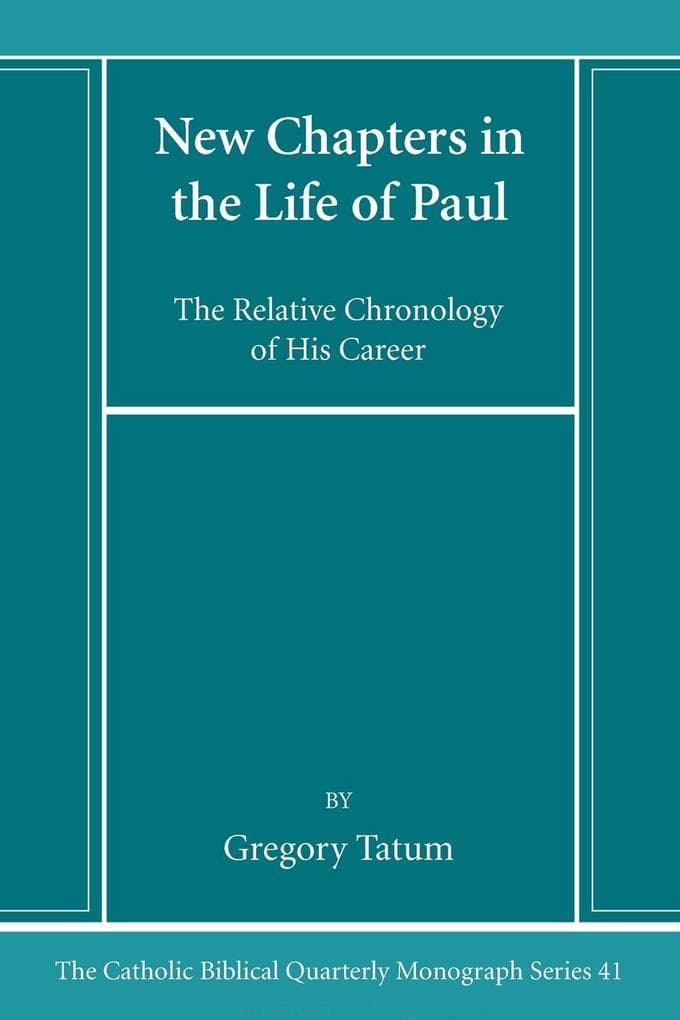 New Chapters in the Life of Paul