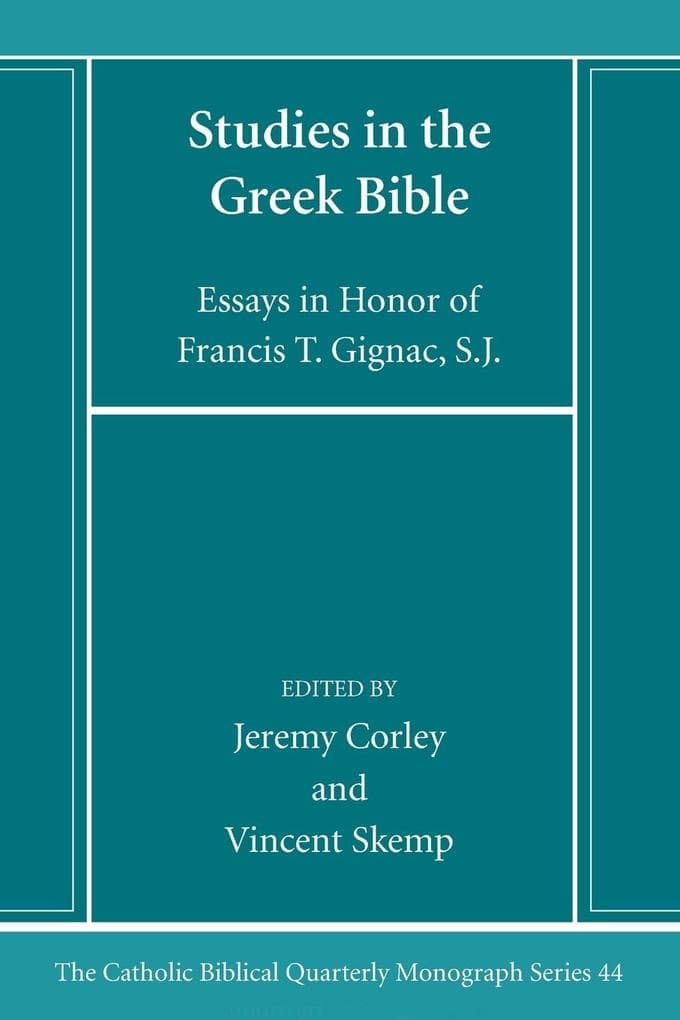 Studies in the Greek Bible