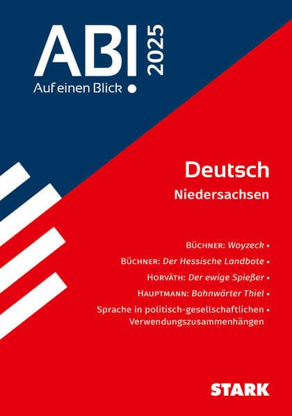 STARK Deutsch - Abi - Auf einen Blick! 2025 Niedersachsen