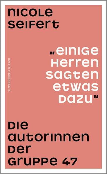 5. Nicole Seifert: "Einige Herren sagten etwas dazu"