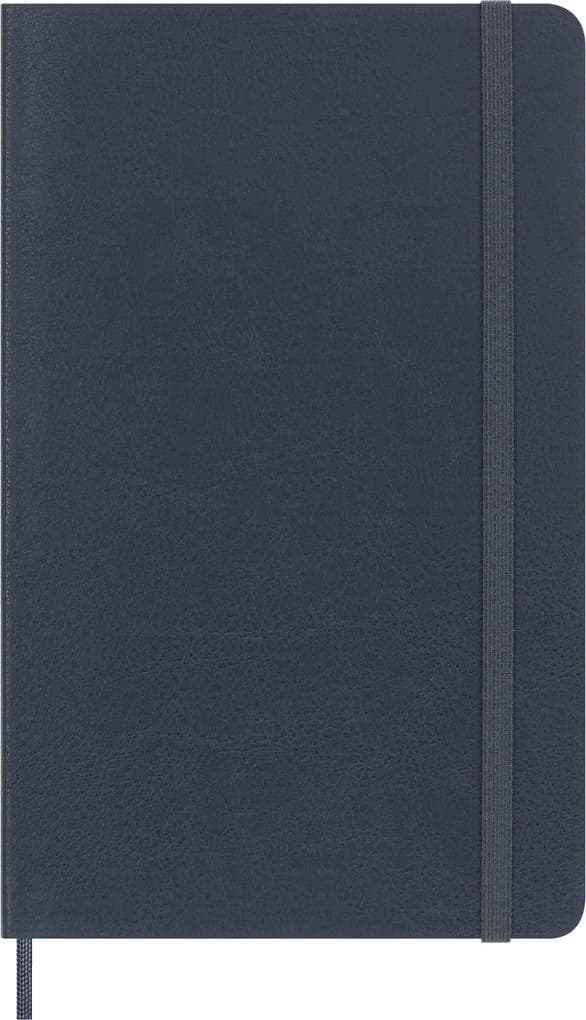 Moleskine Vegea Capri Notizbuch Large/A5 liniert weicher Einband schwarz Petroleum in Box