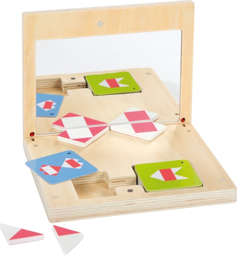 Symmetriespiel mit Spiegel "Educate"