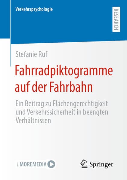 Fahrradpiktogramme auf der Fahrbahn