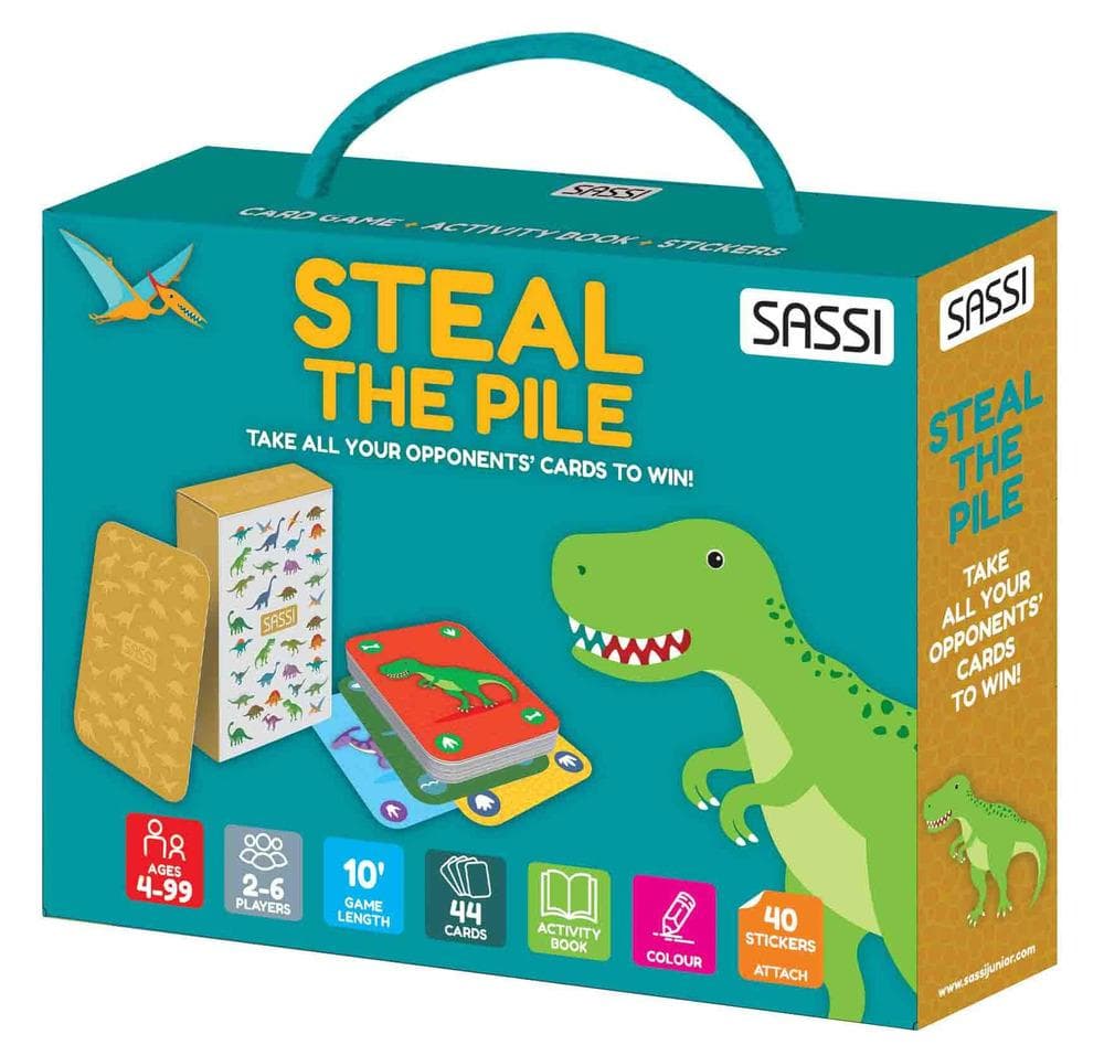 Steal the pile. Card games