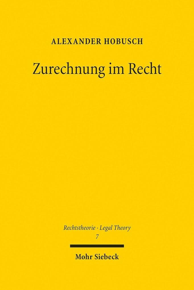 Zurechnung im Recht