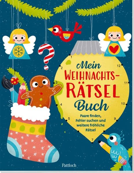 Mein Weihnachts-Rätselbuch: Paare finden, Fehler suchen und weitere fröhliche Rätsel | Bilderrätsel für Kinder ab 5 Jahren. Rätselheft mit Beschäftigungsideen für die Weihnachtszeit